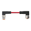 M12 connector CC-link Industrial Ethernet cable connector
